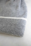 Pippin Cashmere Blend Beanie Grey & White