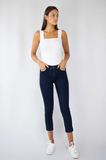Juliet 3/4 Dark Wash Denims