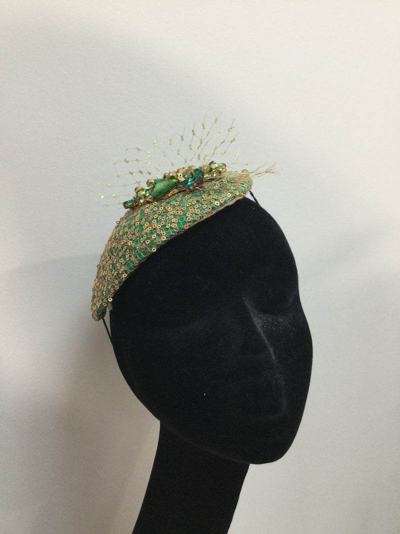 Joan Teardrop Headpiece
