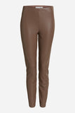 Taupe Pleather Jeggings