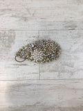Martha Teardrop with Pearls & Gold Crystals