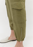 Olive Green Cargo Trousers