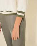 Cream Striped Sweater