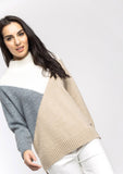 Chunky Knit in Cream, Beige and Grey