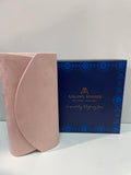 Blush Suede Effect Clutch