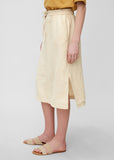 Taupe Linen Skirt