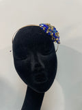Iris in Royal Blue and Gold