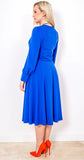 Brittany Dress in Electric Blue