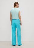 Top with Notch Neckline in Pastel Turquoise