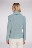Ice Blue Roll Neck Sweater