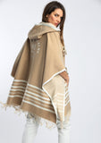 Camel Cape with Hood