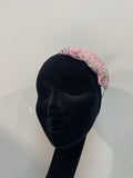 Large Plumeria in Pink and Swarovski Crystals